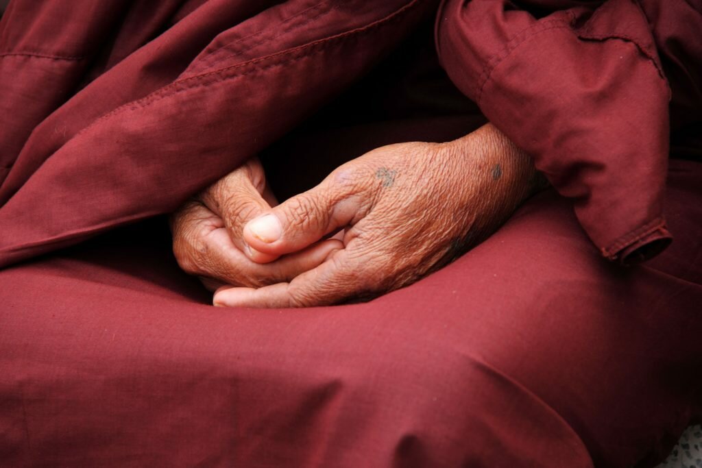 monk hands